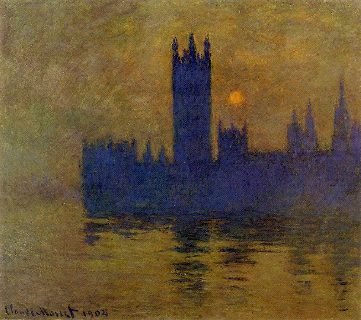 Houses of Parliament, Sunset 1904